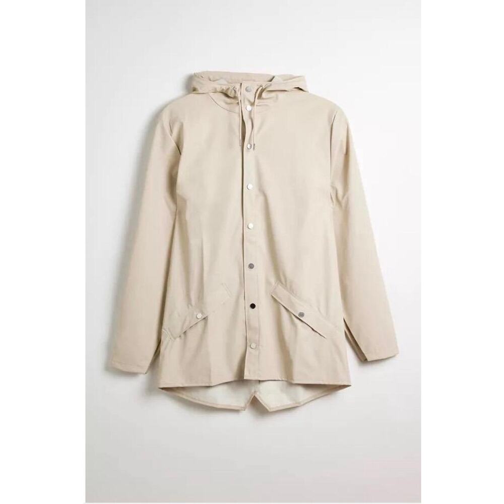 NEW Rains Jacket W3 Dune Beige Unisex Size XL